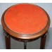 19TH CENTURY FRENCH EMPIRE MAHOGANY JARDINIERE BUST POT STAND LEATHER TOP BRASS   183364330300